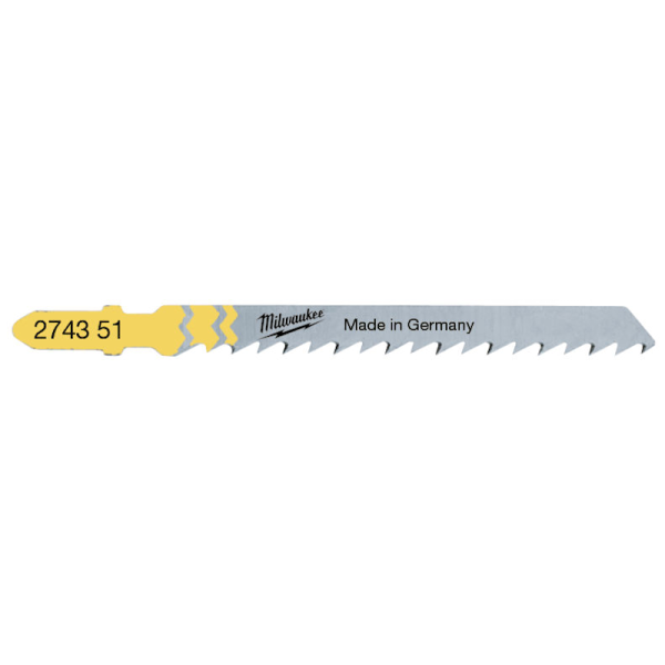 Milwaukee Jigsaw Blade 75mm x 4mm T101D - 5pc 4932274351 2