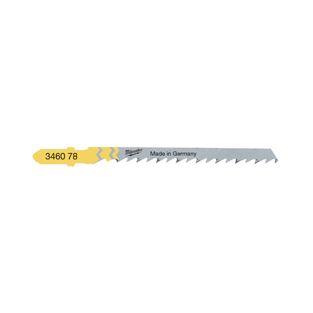 Milwaukee Jigsaw Blade 75mm x 4mm T244D - 5pc 4932346078