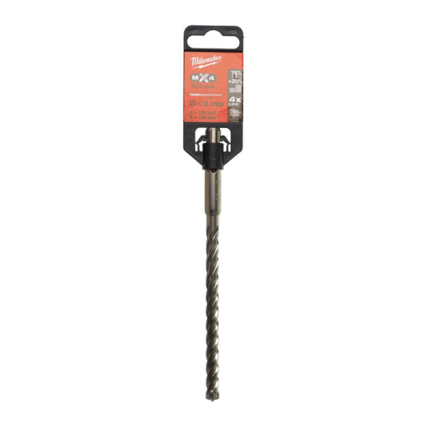 Milwaukee SDS+ MX4 8mm x 165mm - 1pc 4932352022 2