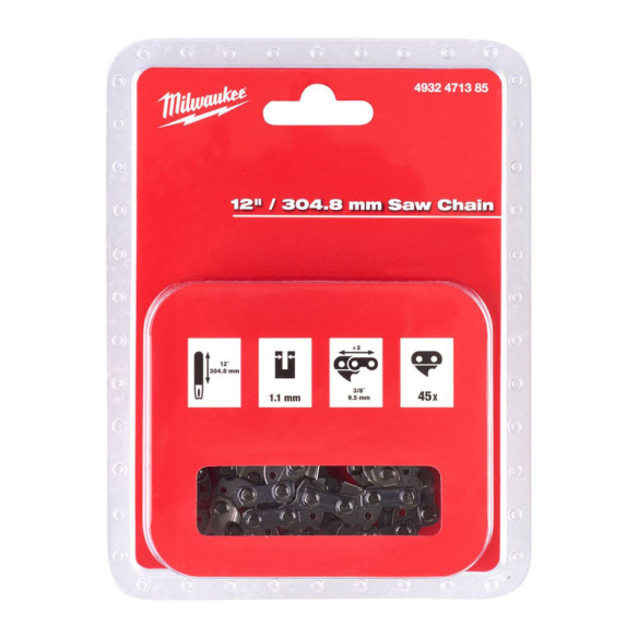 Milwaukee 12" Chainsaw Chain 4932471385