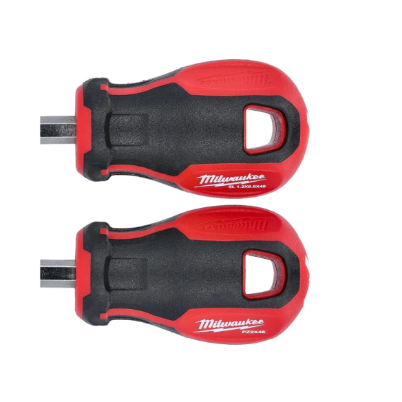Milwaukee 2 Piece Tri-Lobe Stubby Screwdriver Set 4932471810 Milwaukee 2 Piece Tri-Lobe Stubby Screwdriver Set 4932471810