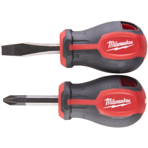 Milwaukee 2 Piece Tri-Lobe Stubby Screwdriver Set 4932471810 2