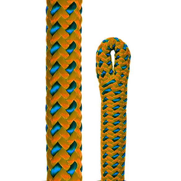 Splife 1E Tachyon Climbing Rope Orange/Blue 11.5mm x 35m Teufelberger