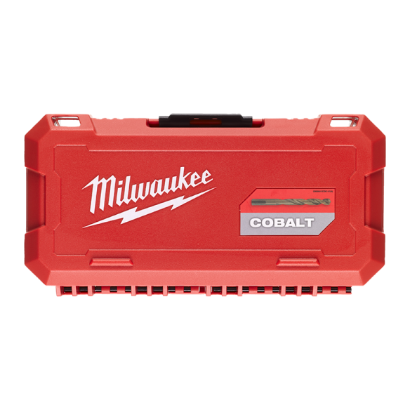 Milwaukee Shockwave Red Cobalt HSS-19 Pieces Metal Drill Bit Set 4932493867