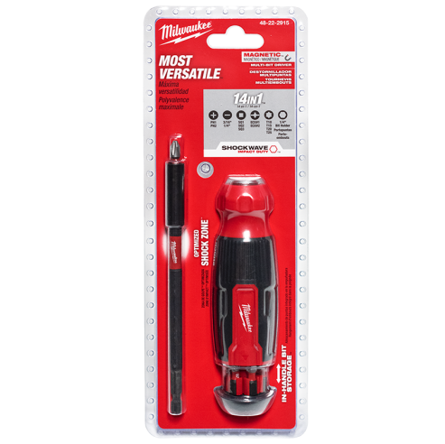 Milwaukee 14-in-1 ShockWave Multi-Bit Screwdriver 4932498174