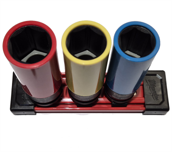 Milwaukee 3pc Heavy Duty Impact Socket Set 4932493370 2