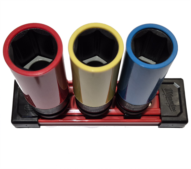Milwaukee 3pc Heavy Duty Impact Socket Set 4932493370