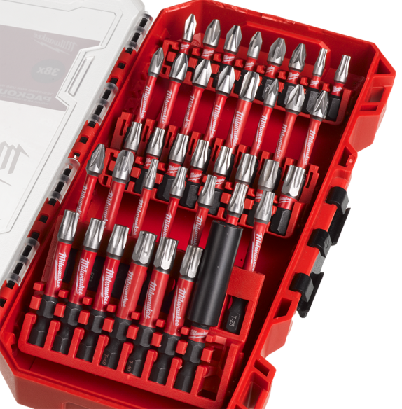 Milwaukee 38 Piece SHOCKWAVE Impact Duty Bit Set 4932492009