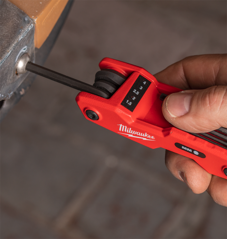 Milwaukee 8pc Folding Metric Hex Key Set 4932480978