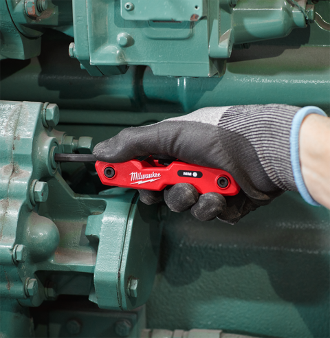 Milwaukee 8pc Folding Metric Hex Key Set 4932480978