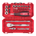 Milwaukee 1/4" Rachet Driver & Socket Set 4932498381