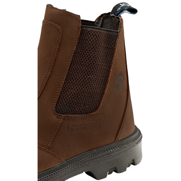 Sherpa Dealer Boots Steel Toe Cap Safety Brown SDB