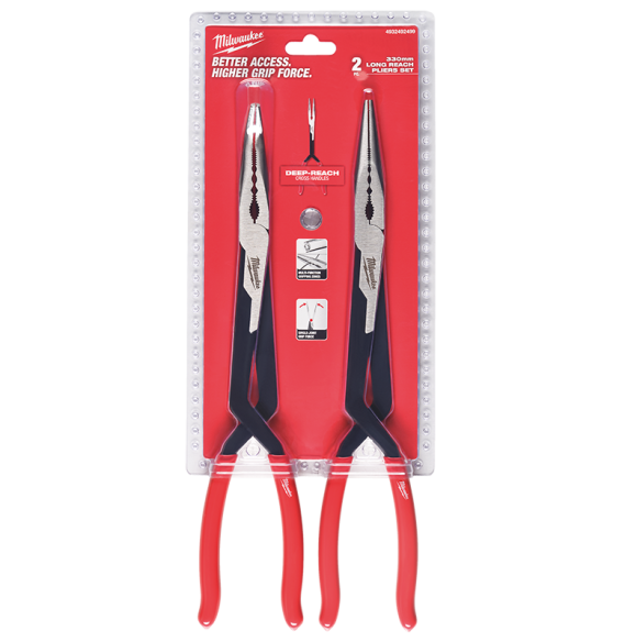 Milwaukee Long Reach Pliers 2pk 49232492499