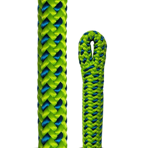 Splife 1E Tachyon Climbing Rope Green/Blue 11.5mm x 35m Teufelberger