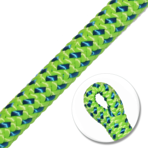 Splife 1E Tachyon Climbing Rope Green/Blue 11.5mm x 35m Teufelberger
