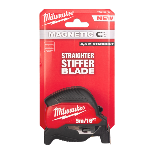 Milwaukee Gen 4 Premium Magnetic Tape 5m/16ft 4932498769