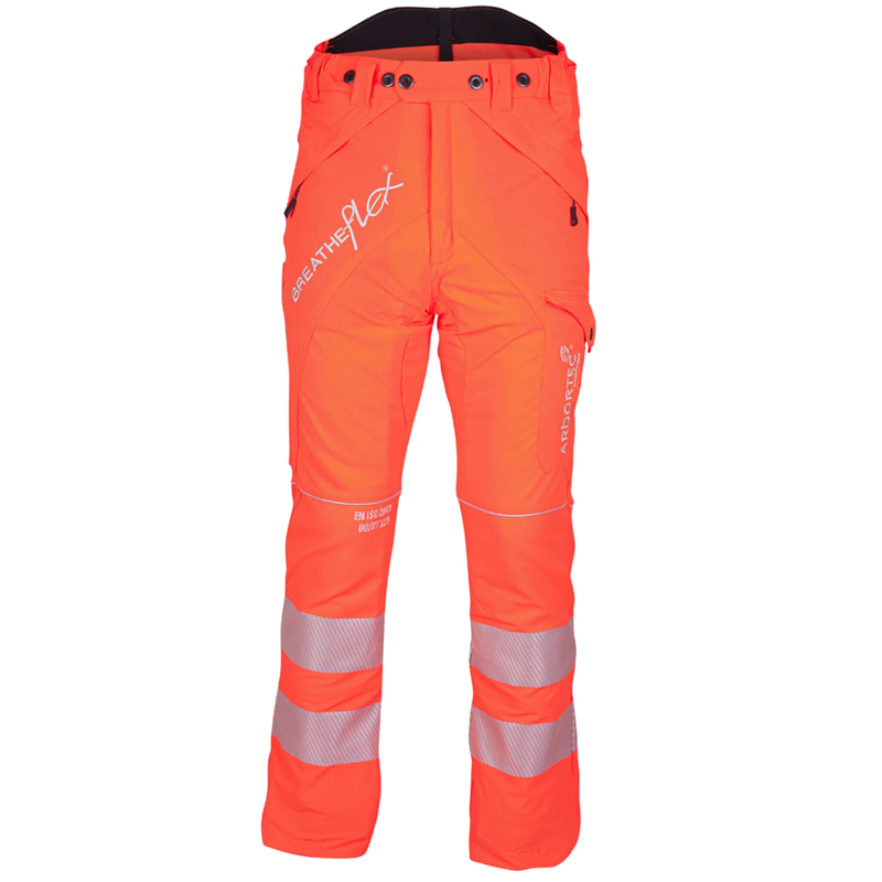 Arbortec Breatheflex Type C Class 1, 2, 3 Chainsaw Trousers - Hi-Viz Orange