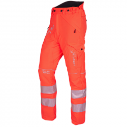 Arbortec Breatheflex Type C Class 1, 2, 3 Chainsaw Trousers - Hi-Viz Orange 2