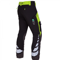 Arbortec Breatheflex Ladies Type C Class 1 Chainsaw Trousers - Lime 2