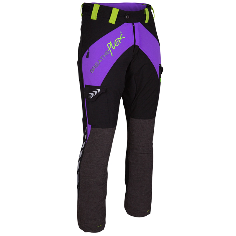Arbortec Breatheflex Ladies Type C Class 1 Chainsaw Trousers - Purple
