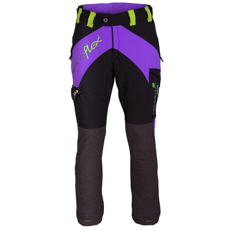 Arbortec Breatheflex Ladies Type C Class 1 Chainsaw Trousers - Purple