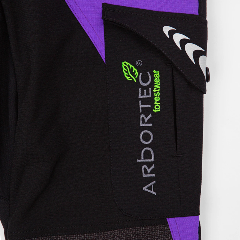 Arbortec Breatheflex Ladies Type C Class 1 Chainsaw Trousers - Purple
