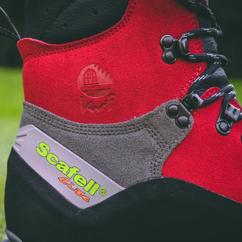 Scafell Lite Class 2 Chainsaw Boot - Red