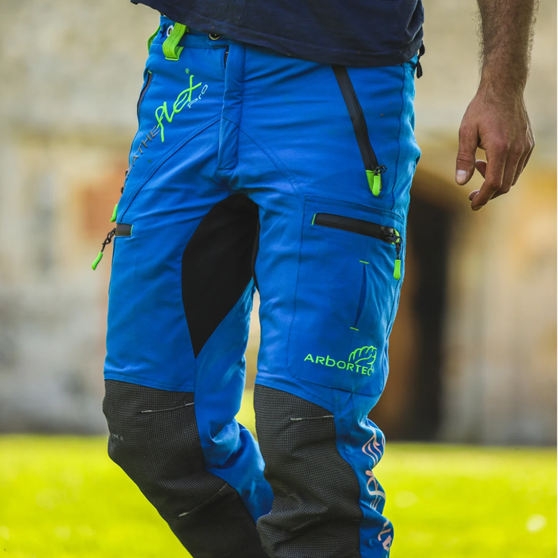 Arbortec Breatheflex Pro Type C Class 1 Chainsaw Trousers - Blue