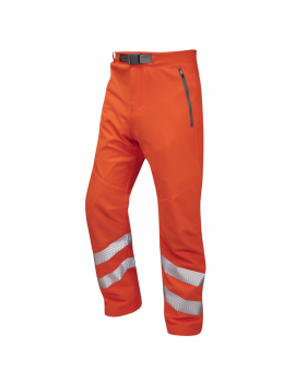 Leo Workwear - WT01 Class 1 Landcross Stretch Work Trousers - Orange - 2020ppe 2